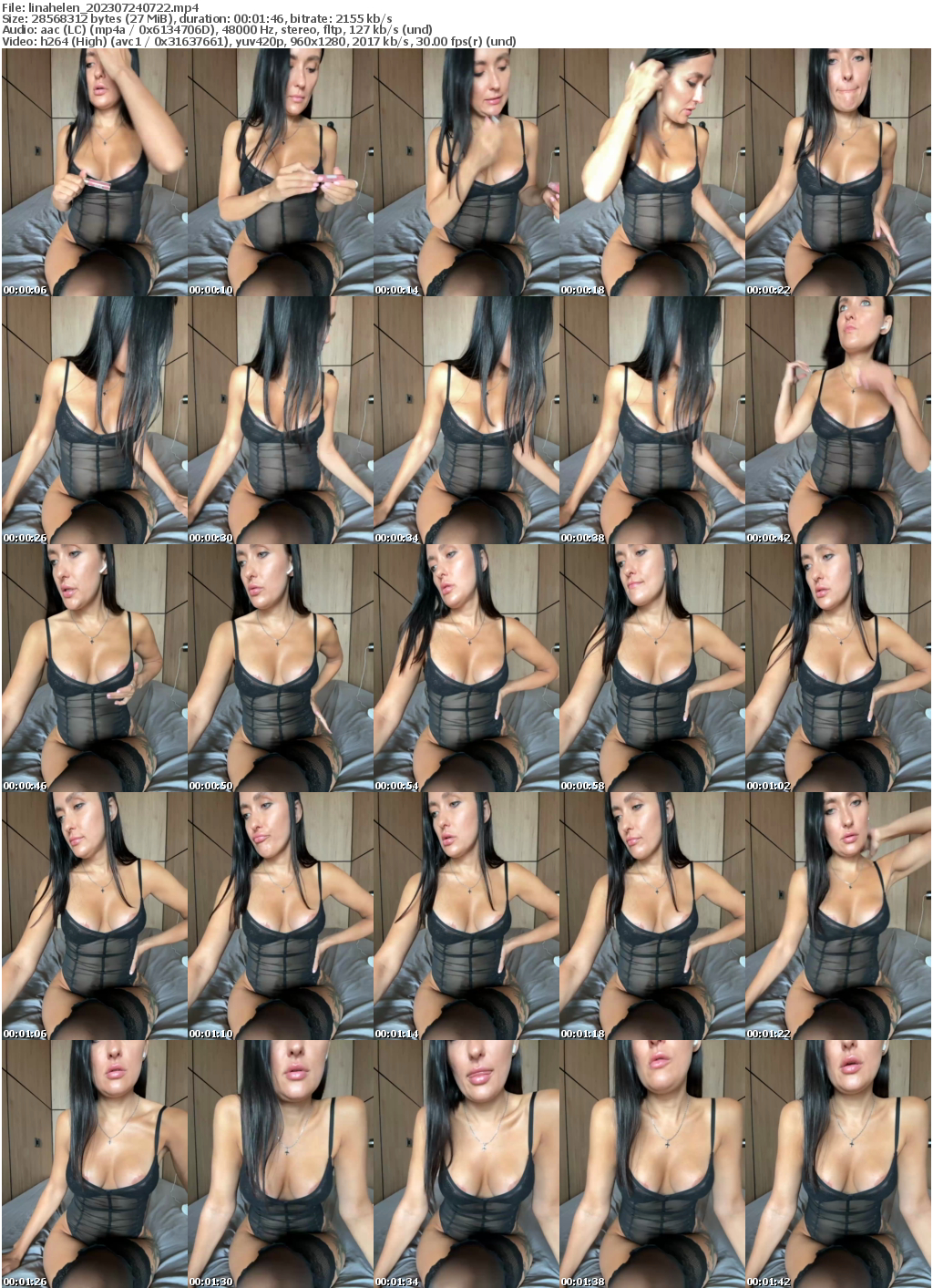 Preview thumb from linahelen on 2023-07-24 @ bongacams