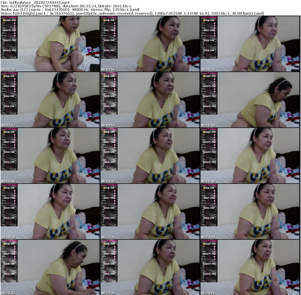 Preview thumb from zulfiyabruce on 2023-07-24 @ bongacams