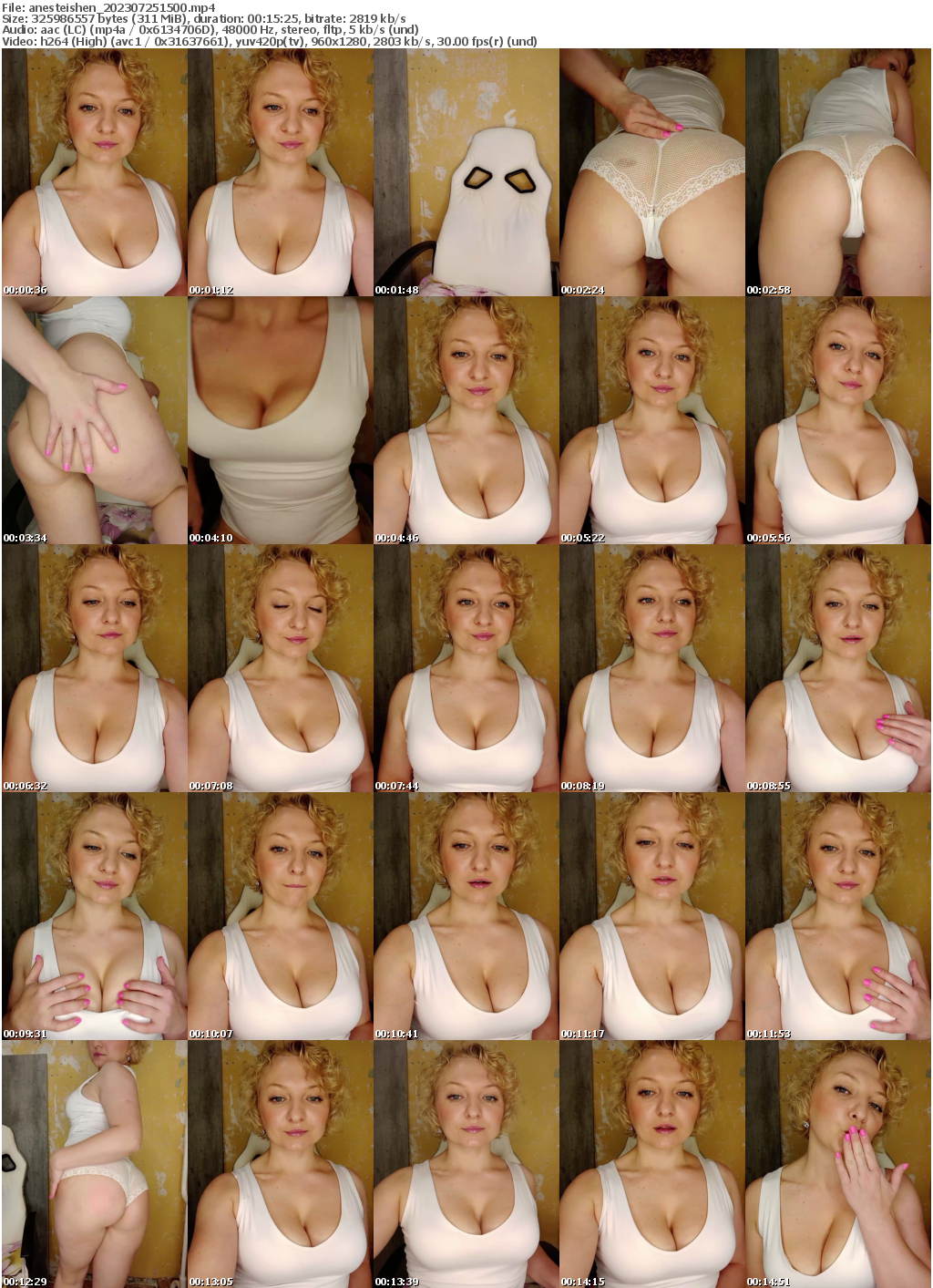 Preview thumb from anesteishen on 2023-07-25 @ bongacams