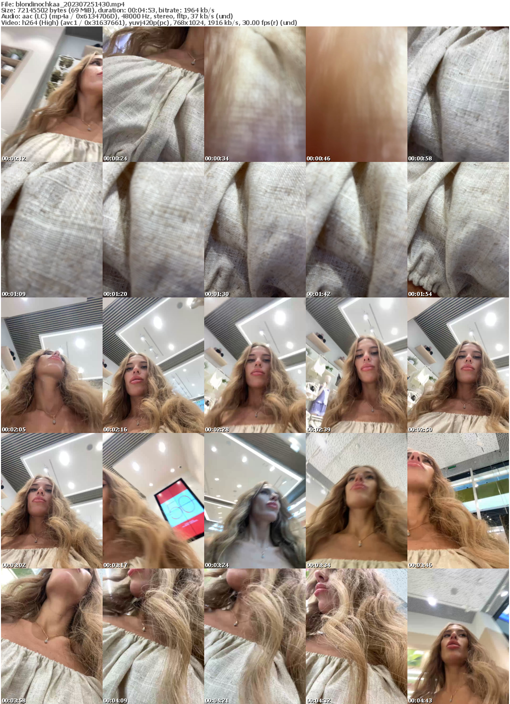 Preview thumb from blondinochkaa on 2023-07-25 @ bongacams