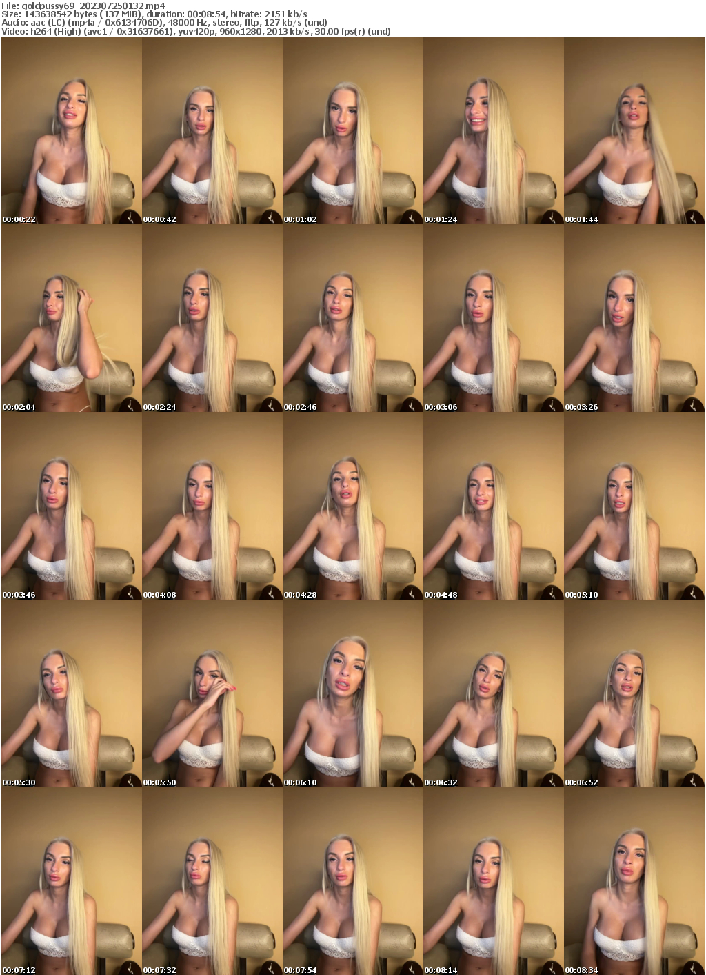 Preview thumb from goldpussy69 on 2023-07-25 @ bongacams