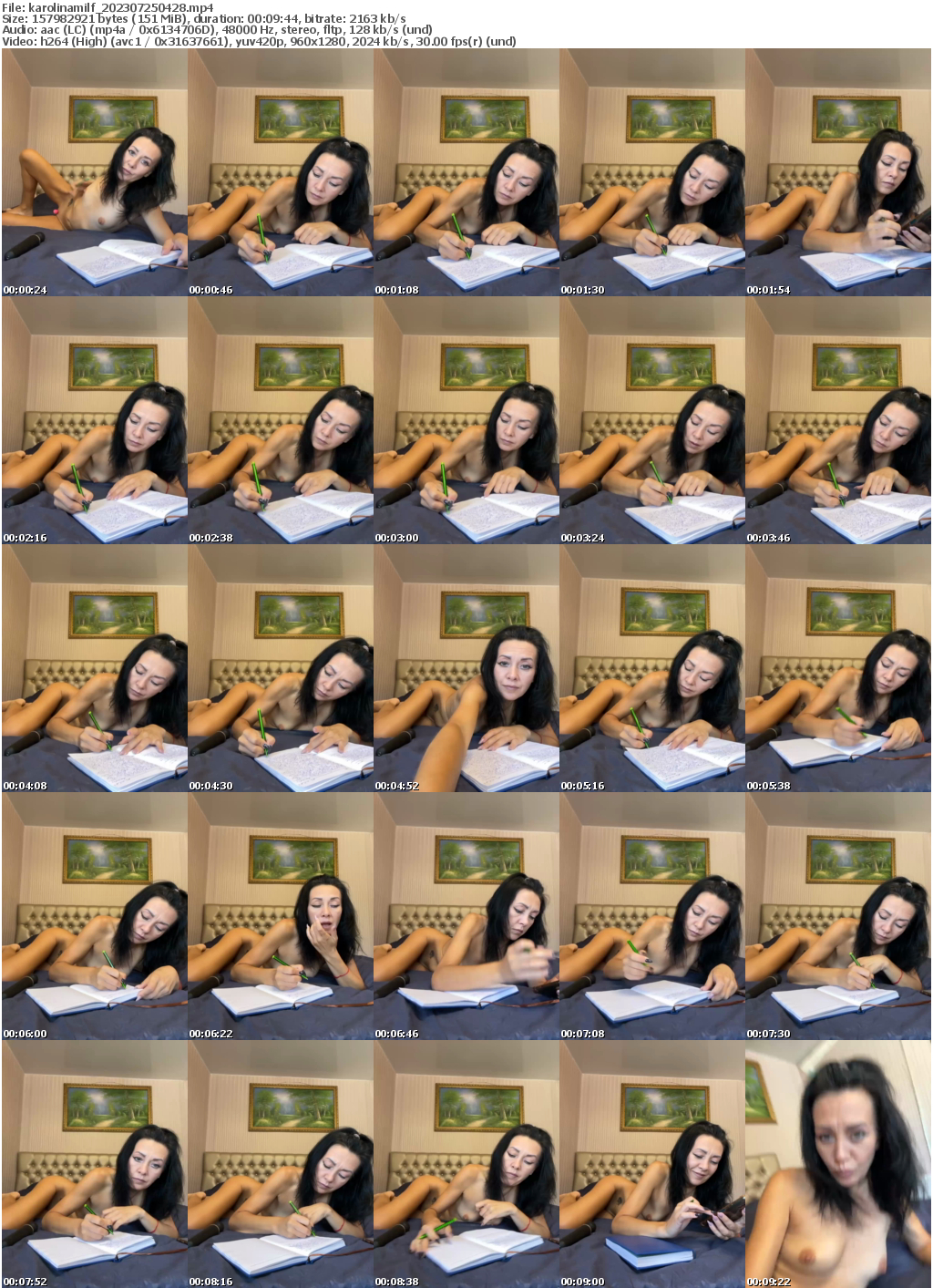 Preview thumb from karolinamilf on 2023-07-25 @ bongacams