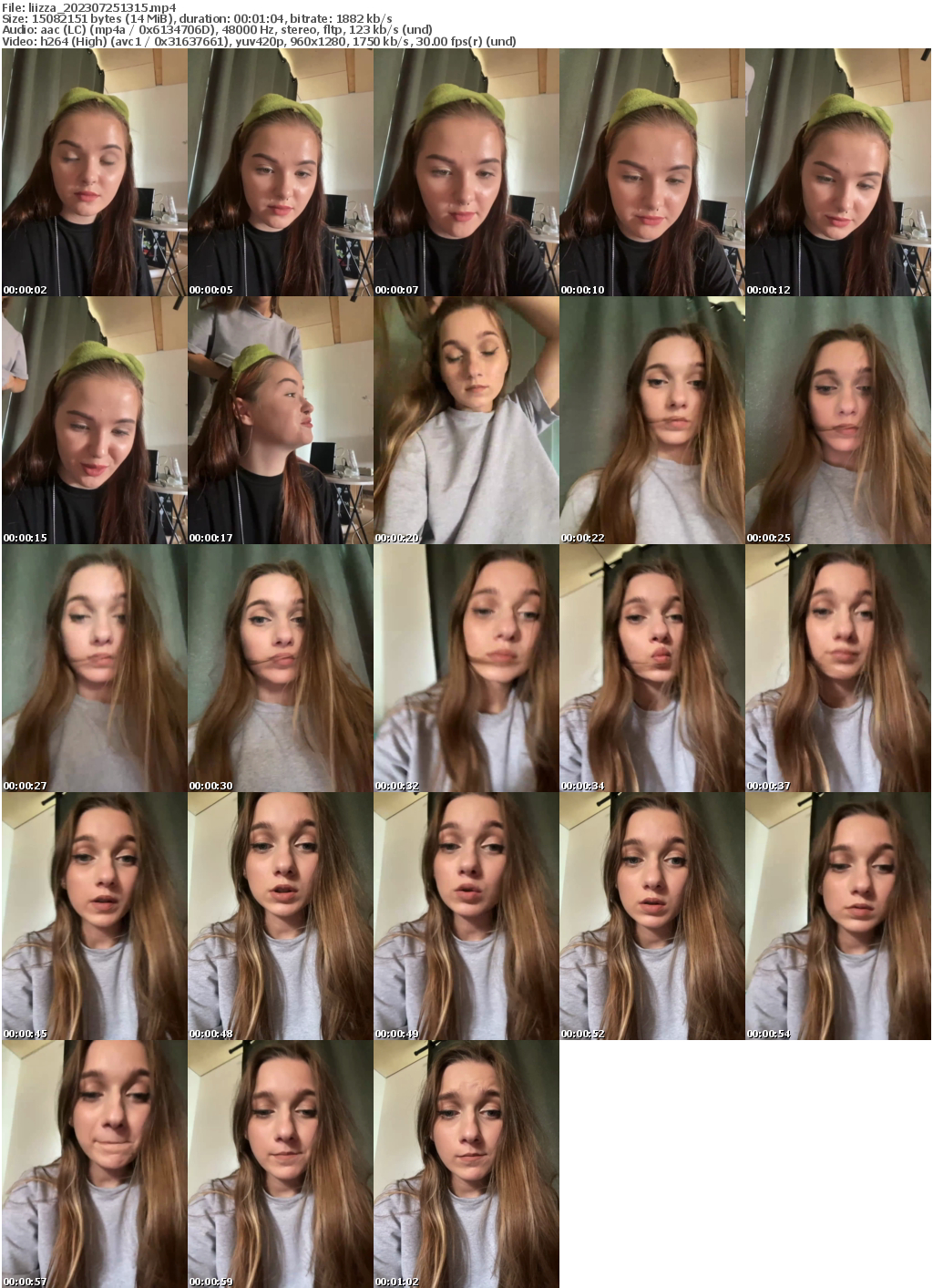 Preview thumb from liizza on 2023-07-25 @ bongacams