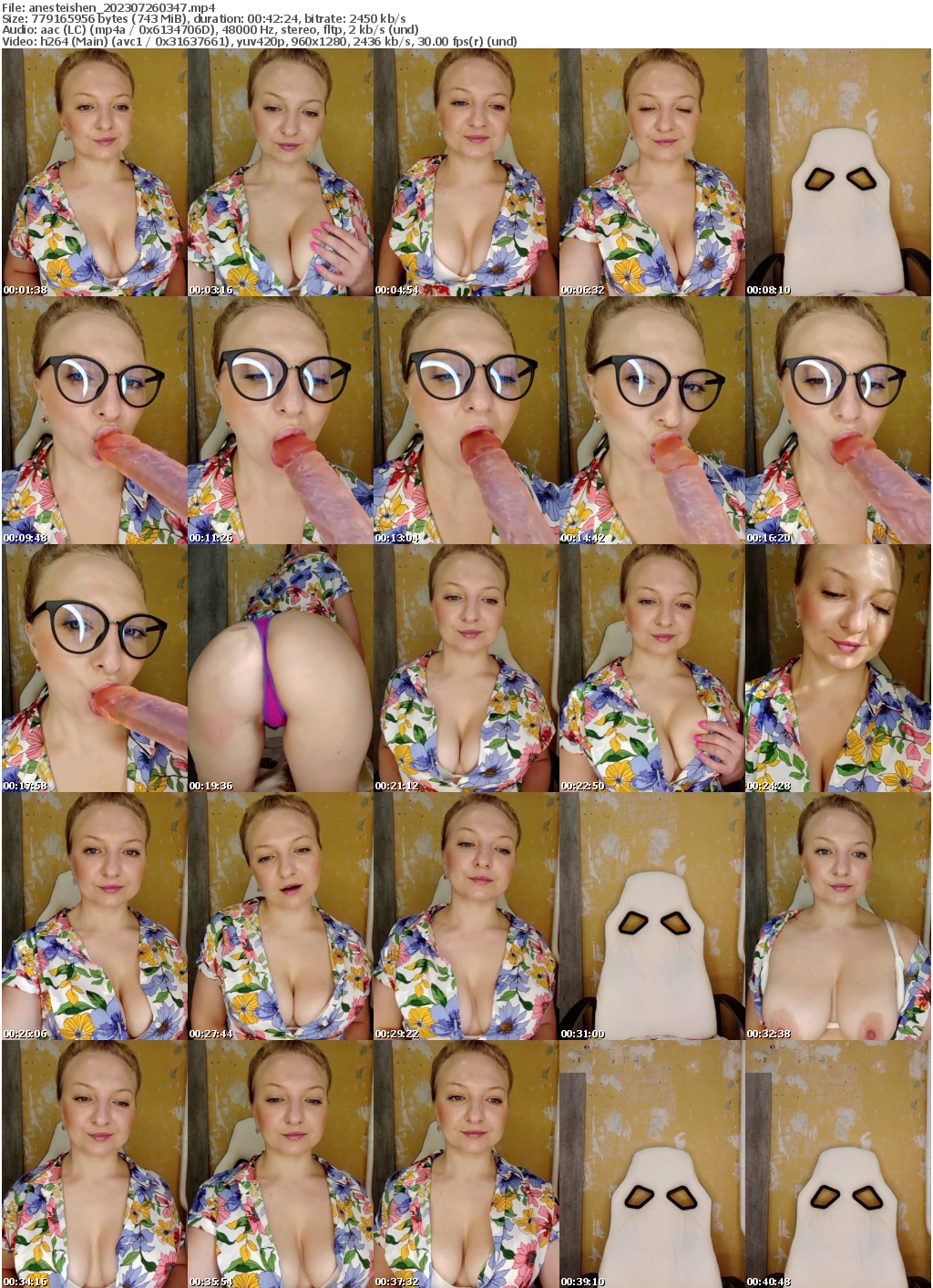 Preview thumb from anesteishen on 2023-07-26 @ bongacams