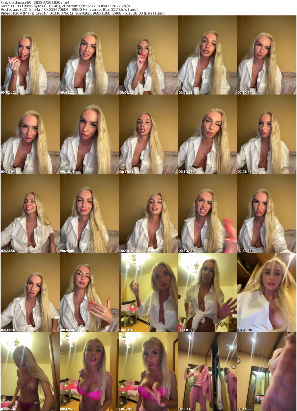 Preview thumb from goldpussy69 on 2023-07-26 @ bongacams