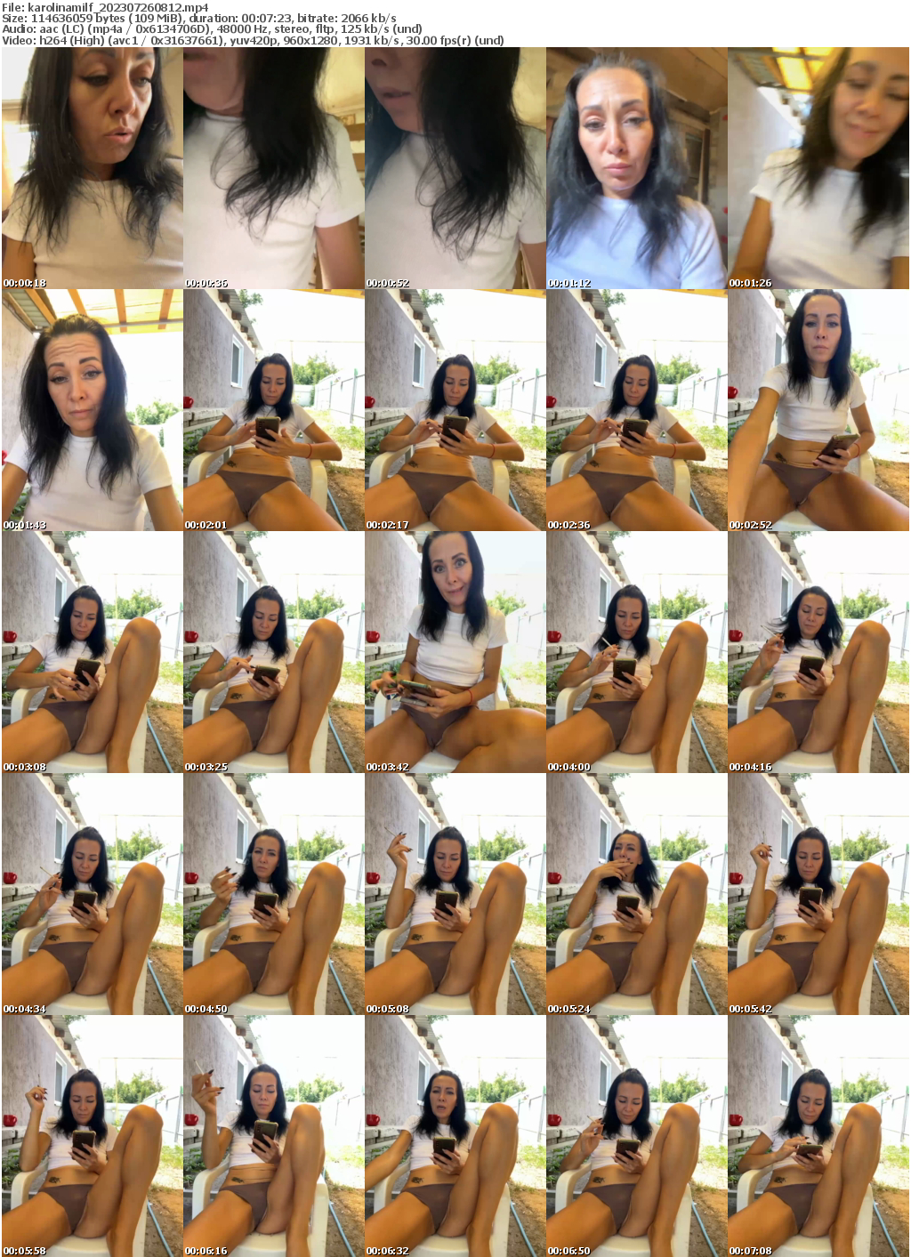 Preview thumb from karolinamilf on 2023-07-26 @ bongacams