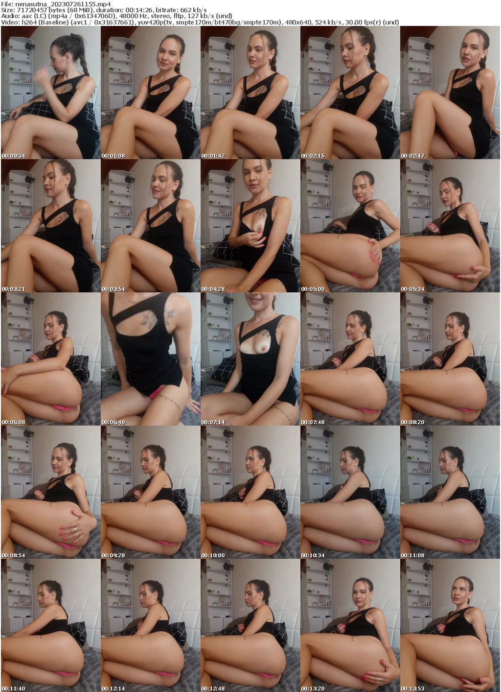 Preview thumb from nenasutna on 2023-07-26 @ bongacams