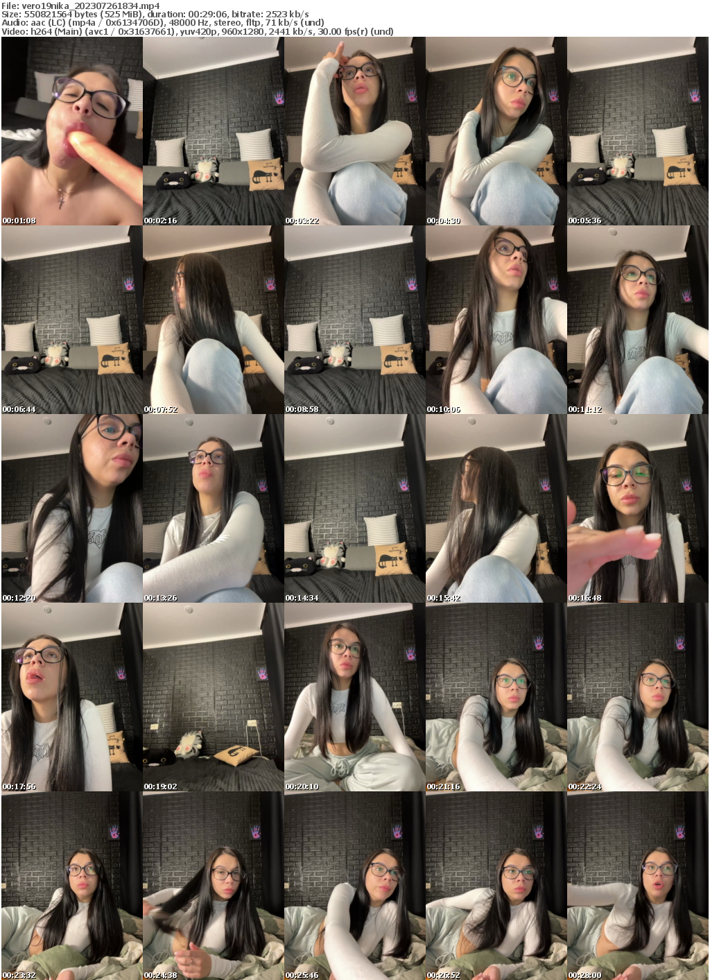 Preview thumb from vero19nika on 2023-07-26 @ bongacams