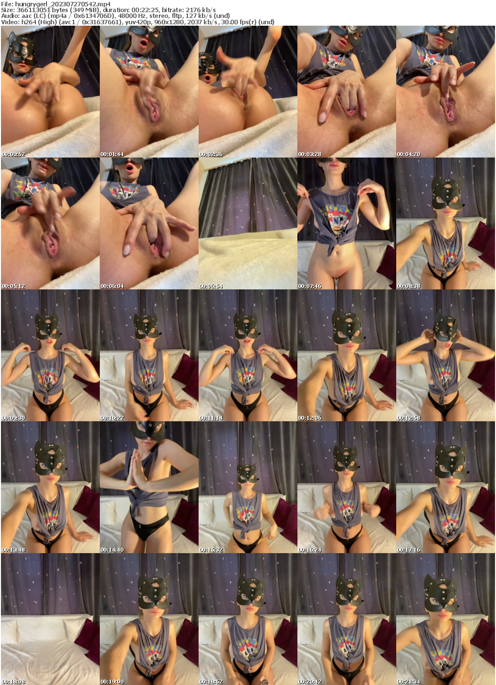 Preview thumb from hungrygerl on 2023-07-27 @ bongacams