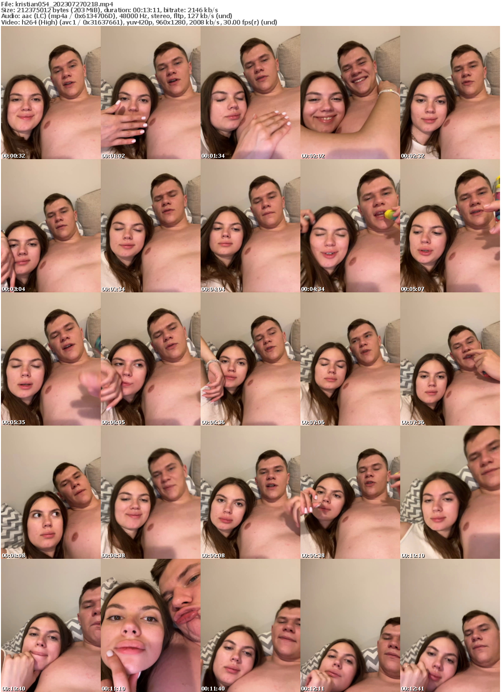 Preview thumb from kristian054 on 2023-07-27 @ bongacams