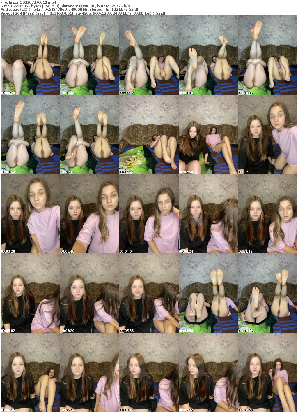 Preview thumb from liizza on 2023-07-27 @ bongacams