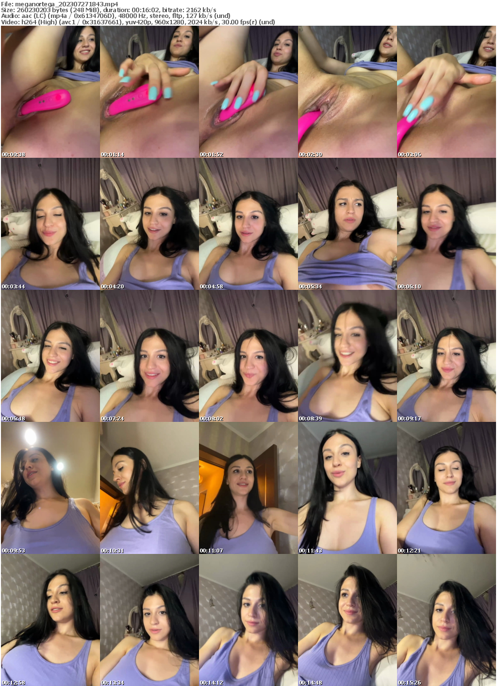 Preview thumb from meganortega on 2023-07-27 @ bongacams