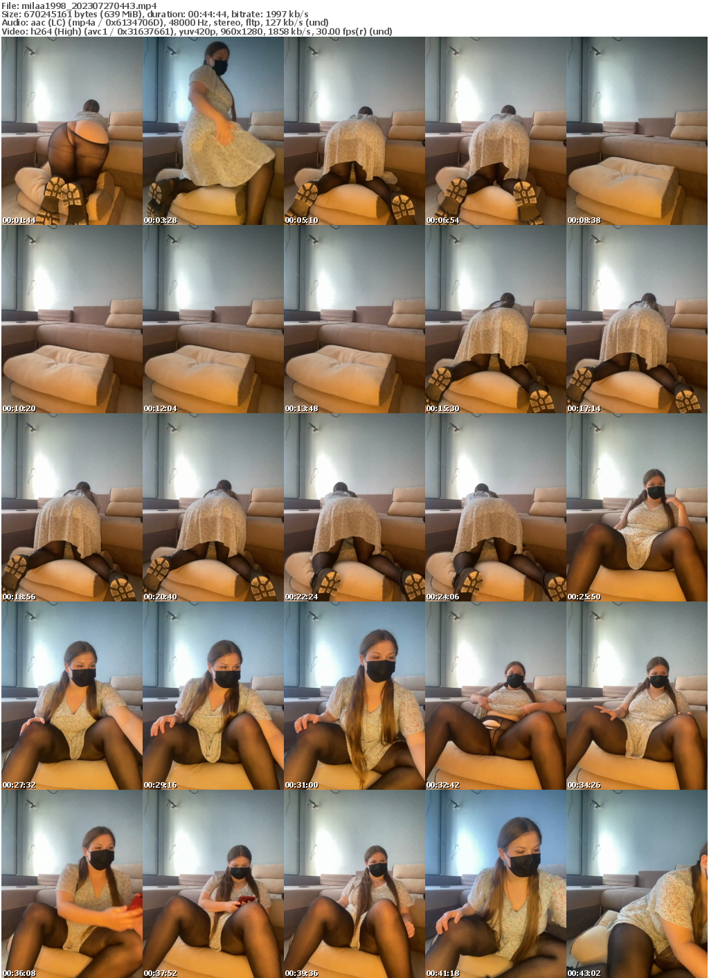 Preview thumb from milaa1998 on 2023-07-27 @ bongacams