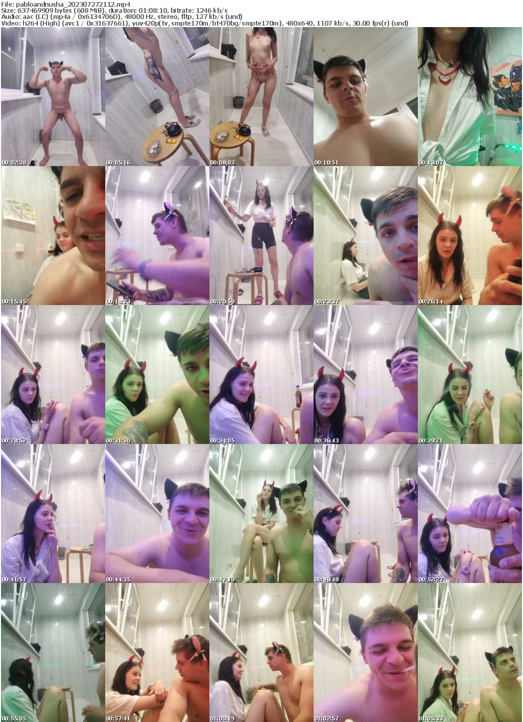 Preview thumb from pabloandnusha on 2023-07-27 @ bongacams