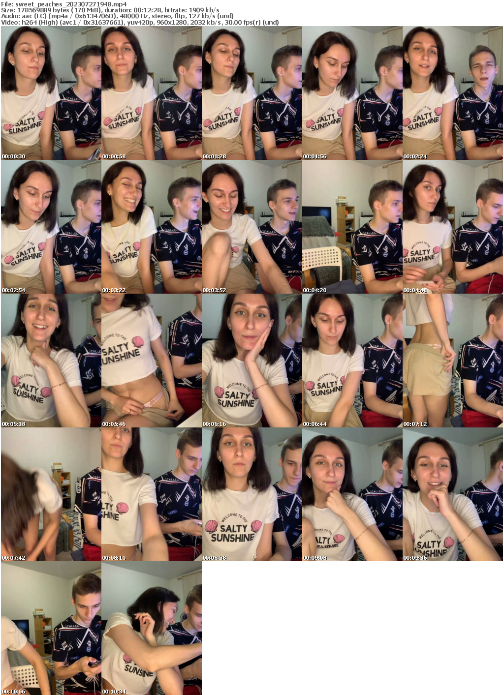 Preview thumb from sweet_peaches on 2023-07-27 @ bongacams