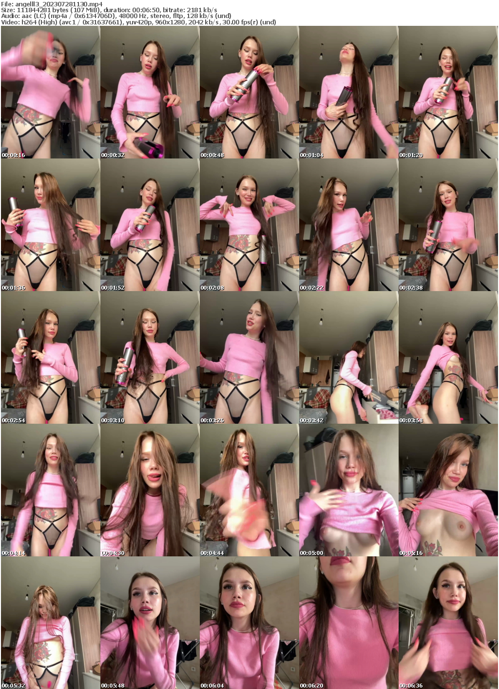 Preview thumb from angelll3 on 2023-07-28 @ bongacams