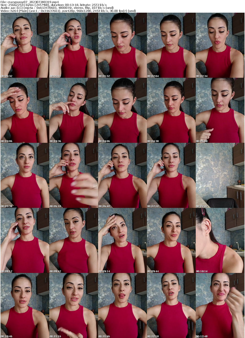 Preview thumb from crazypussy07 on 2023-07-28 @ bongacams