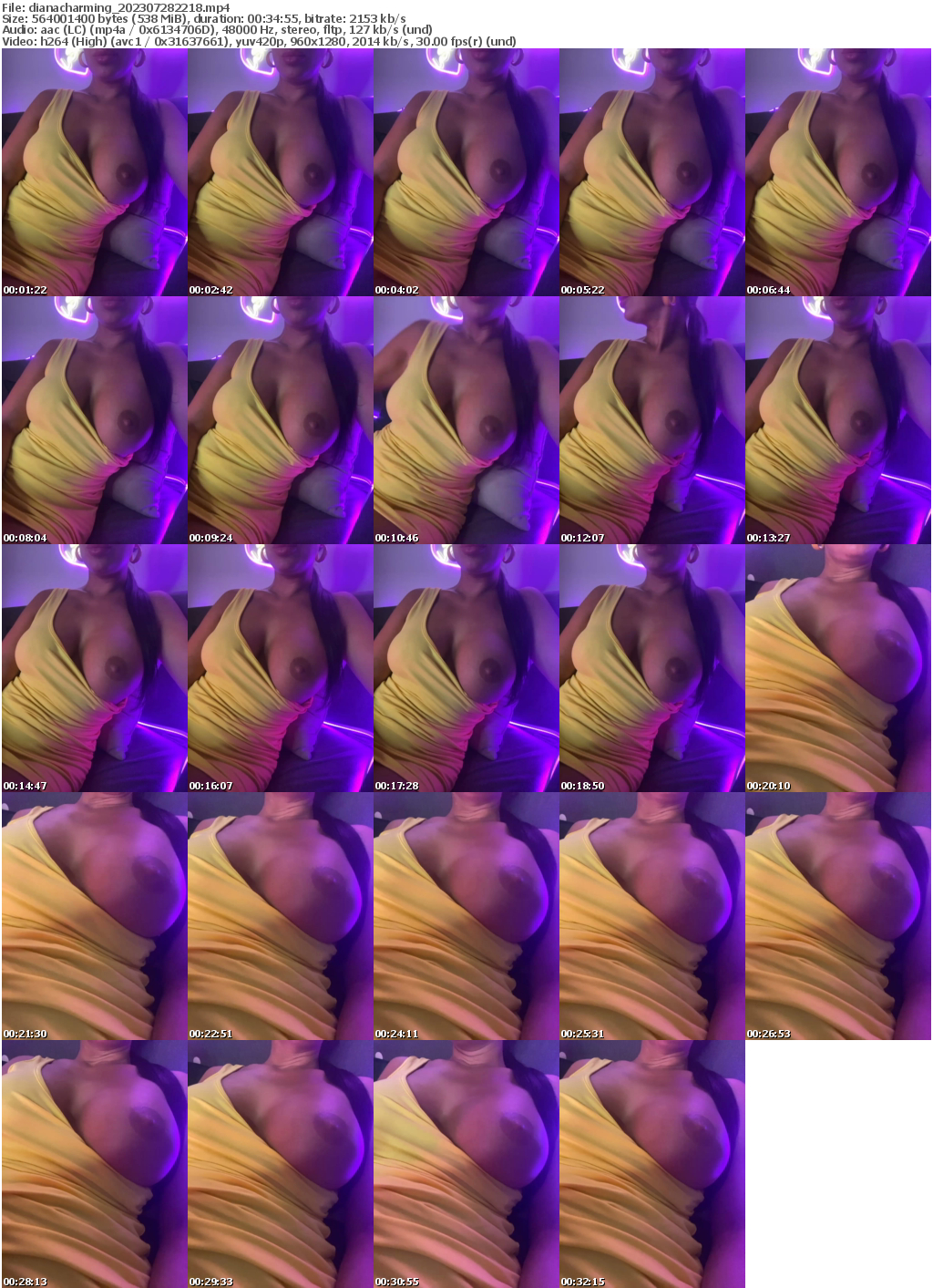 Preview thumb from dianacharming on 2023-07-28 @ bongacams