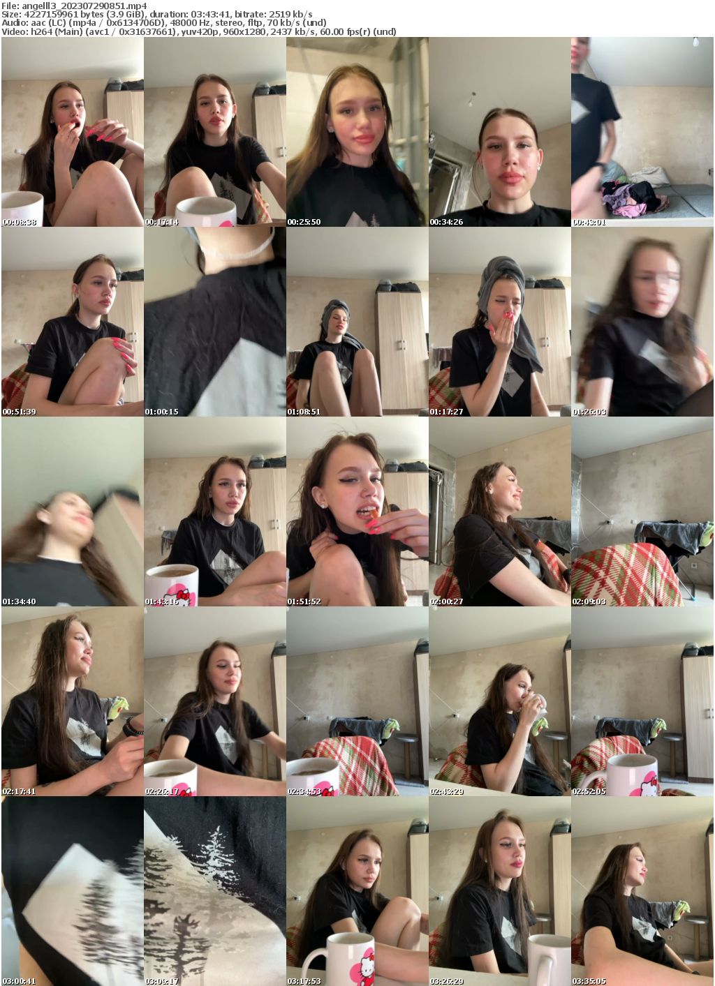 Preview thumb from angelll3 on 2023-07-29 @ bongacams