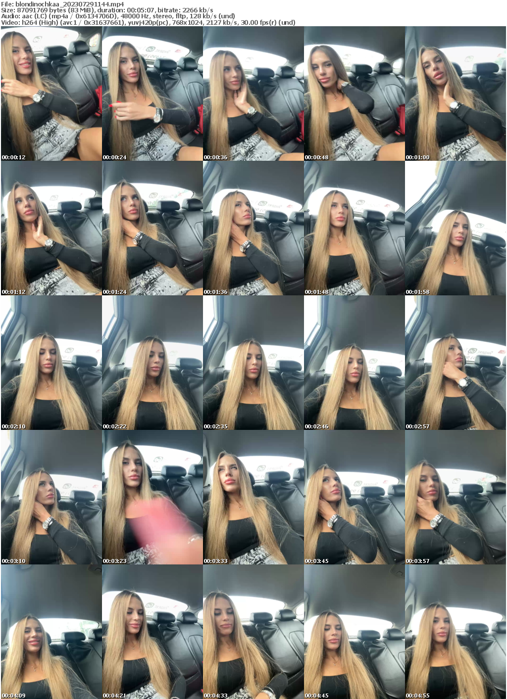 Preview thumb from blondinochkaa on 2023-07-29 @ bongacams