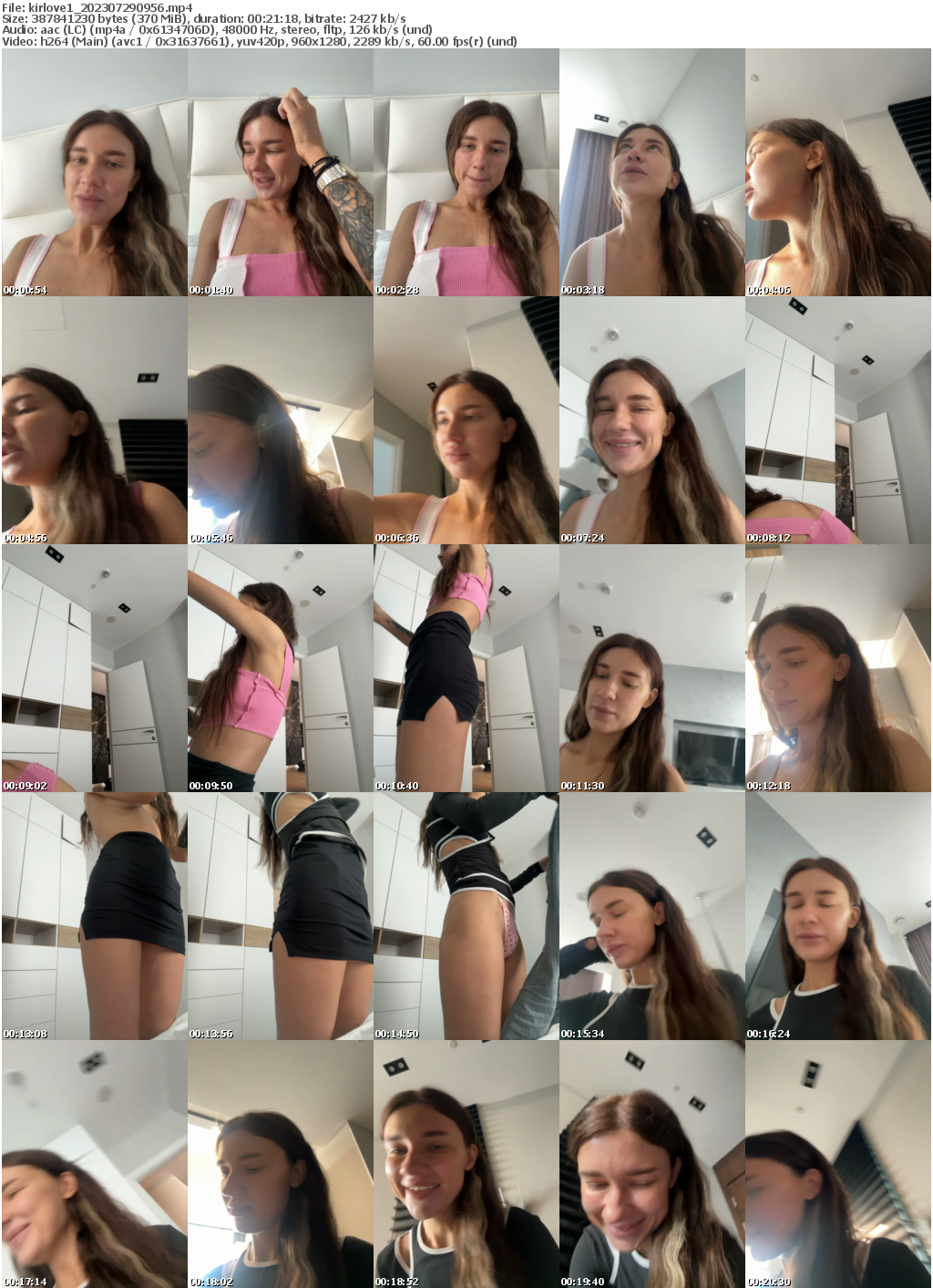 Preview thumb from kirlove1 on 2023-07-29 @ bongacams