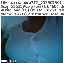 Preview thumb from hardsanora777 on 2023-07-30 @ bongacams