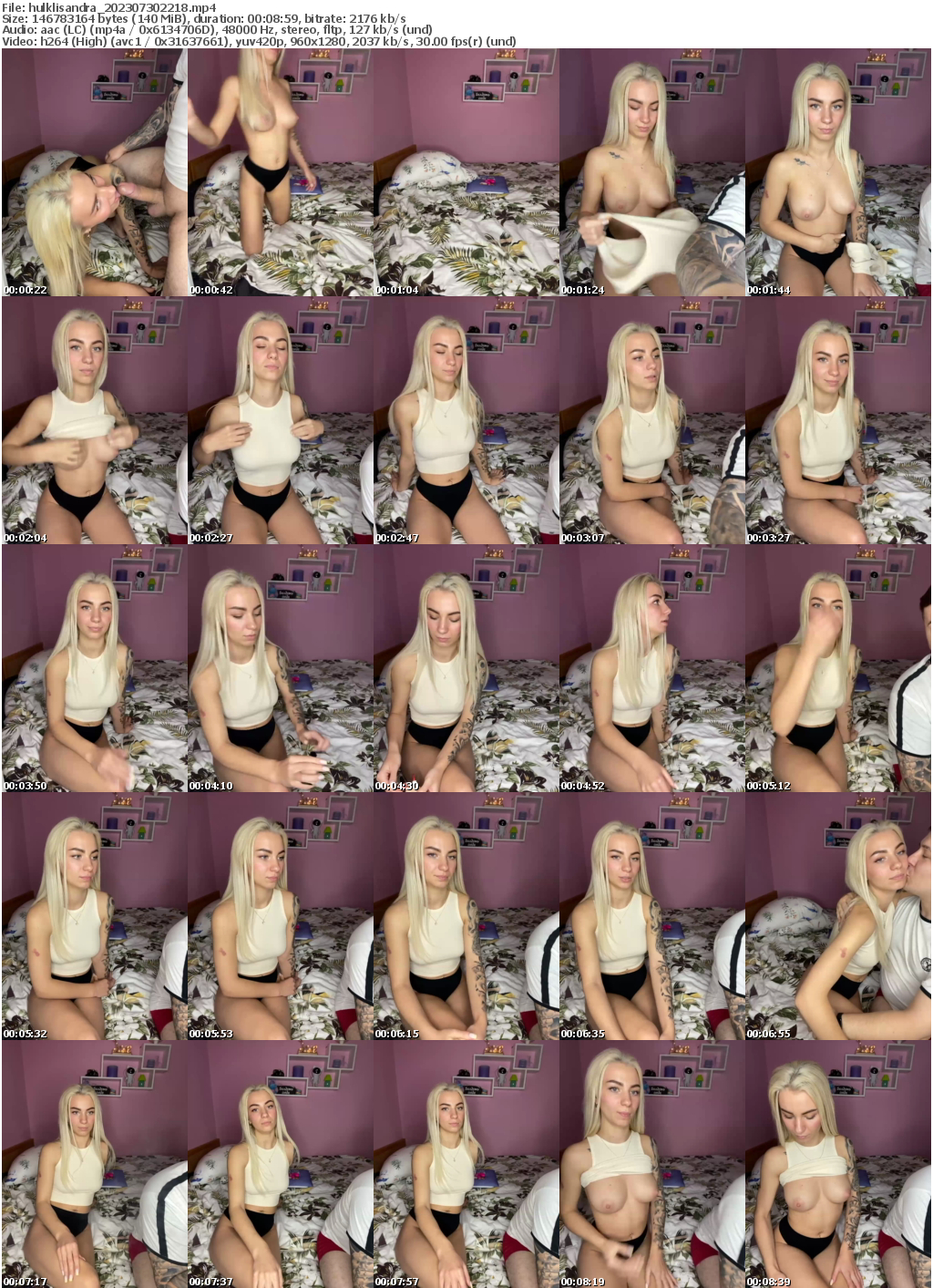 Preview thumb from hulklisandra on 2023-07-30 @ bongacams