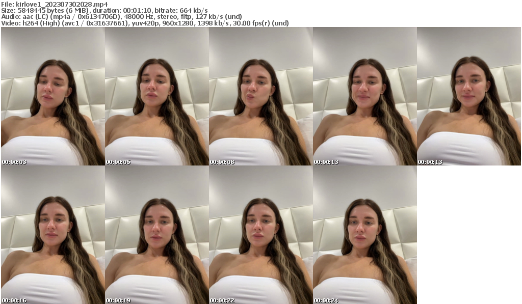 Preview thumb from kirlove1 on 2023-07-30 @ bongacams