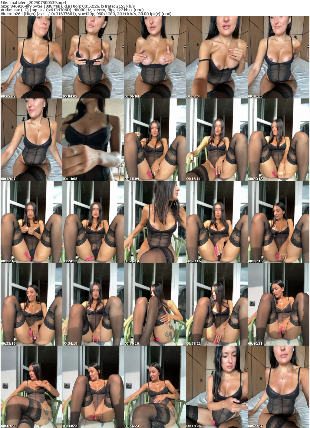 Preview thumb from linahelen on 2023-07-30 @ bongacams