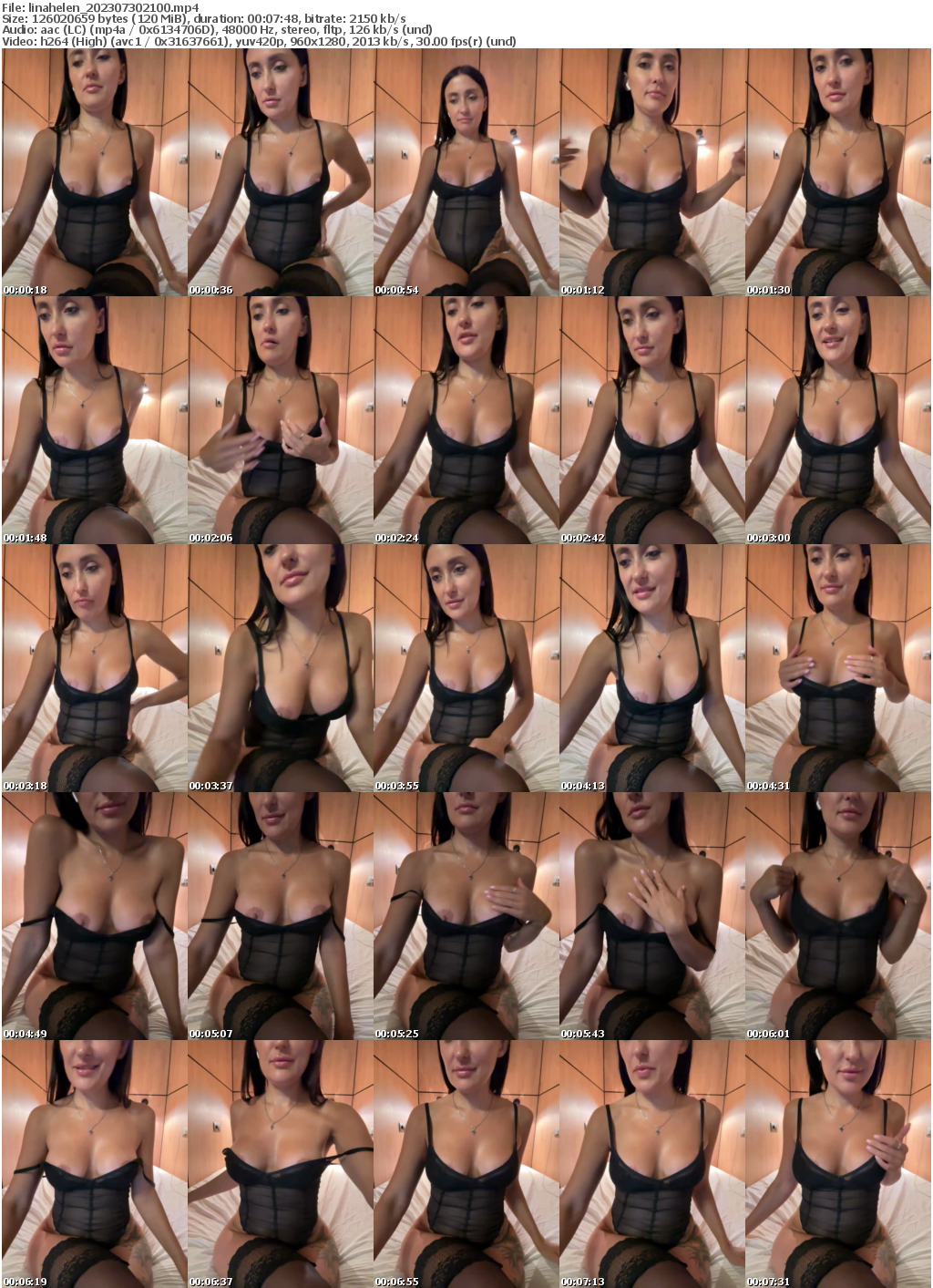 Preview thumb from linahelen on 2023-07-30 @ bongacams