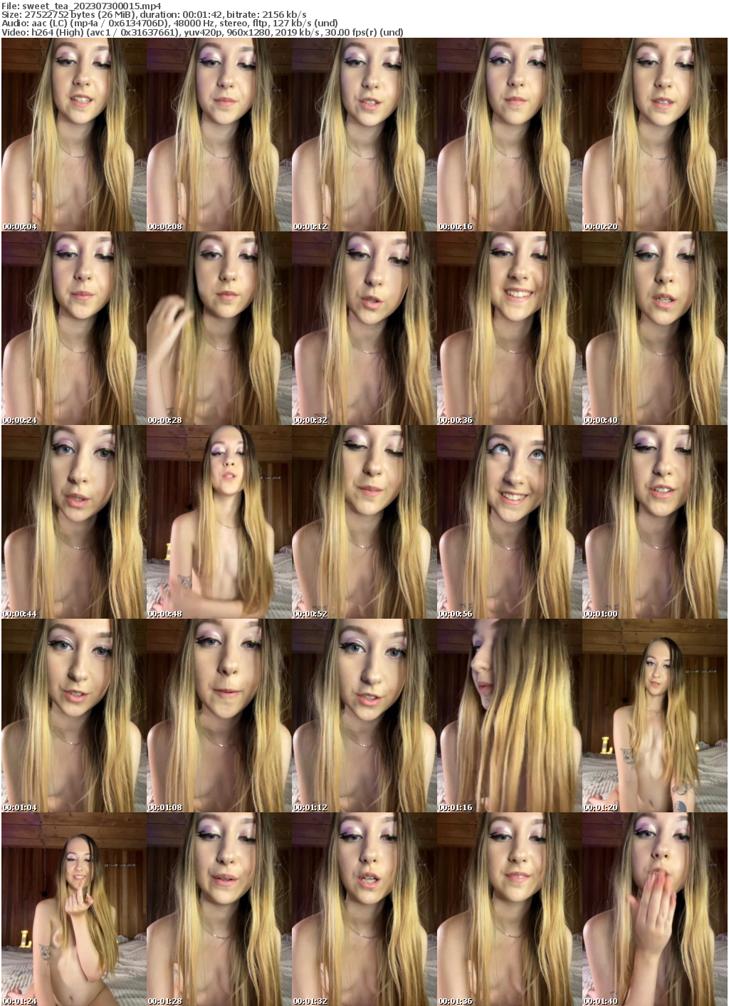 Preview thumb from sweet_tea on 2023-07-30 @ bongacams