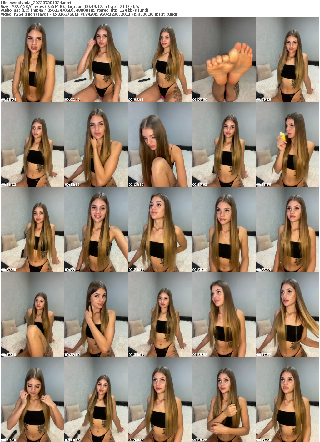 Preview thumb from sweetymia on 2023-07-30 @ bongacams