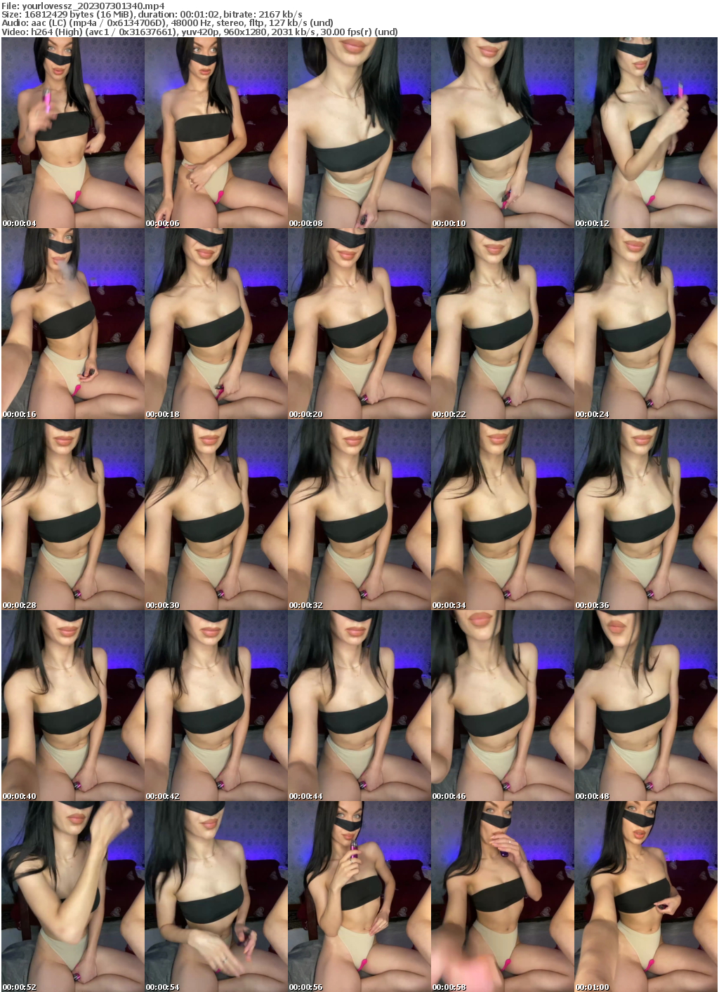 Preview thumb from yourlovessz on 2023-07-30 @ bongacams