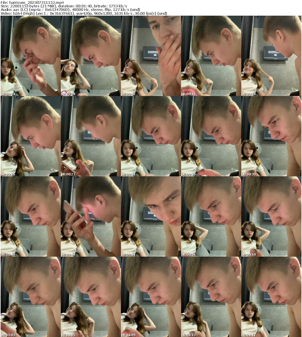 Preview thumb from harricum on 2023-07-31 @ bongacams