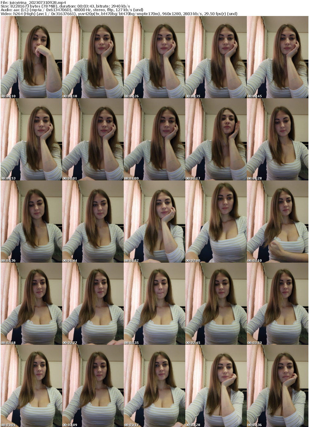 Preview thumb from juicyirina on 2023-07-31 @ bongacams