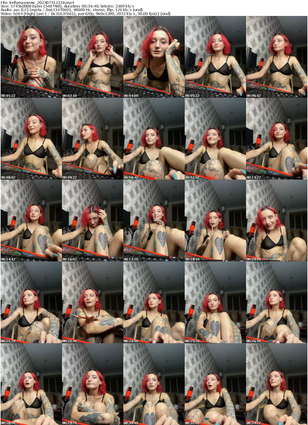 Preview thumb from kellymaywow on 2023-07-31 @ bongacams