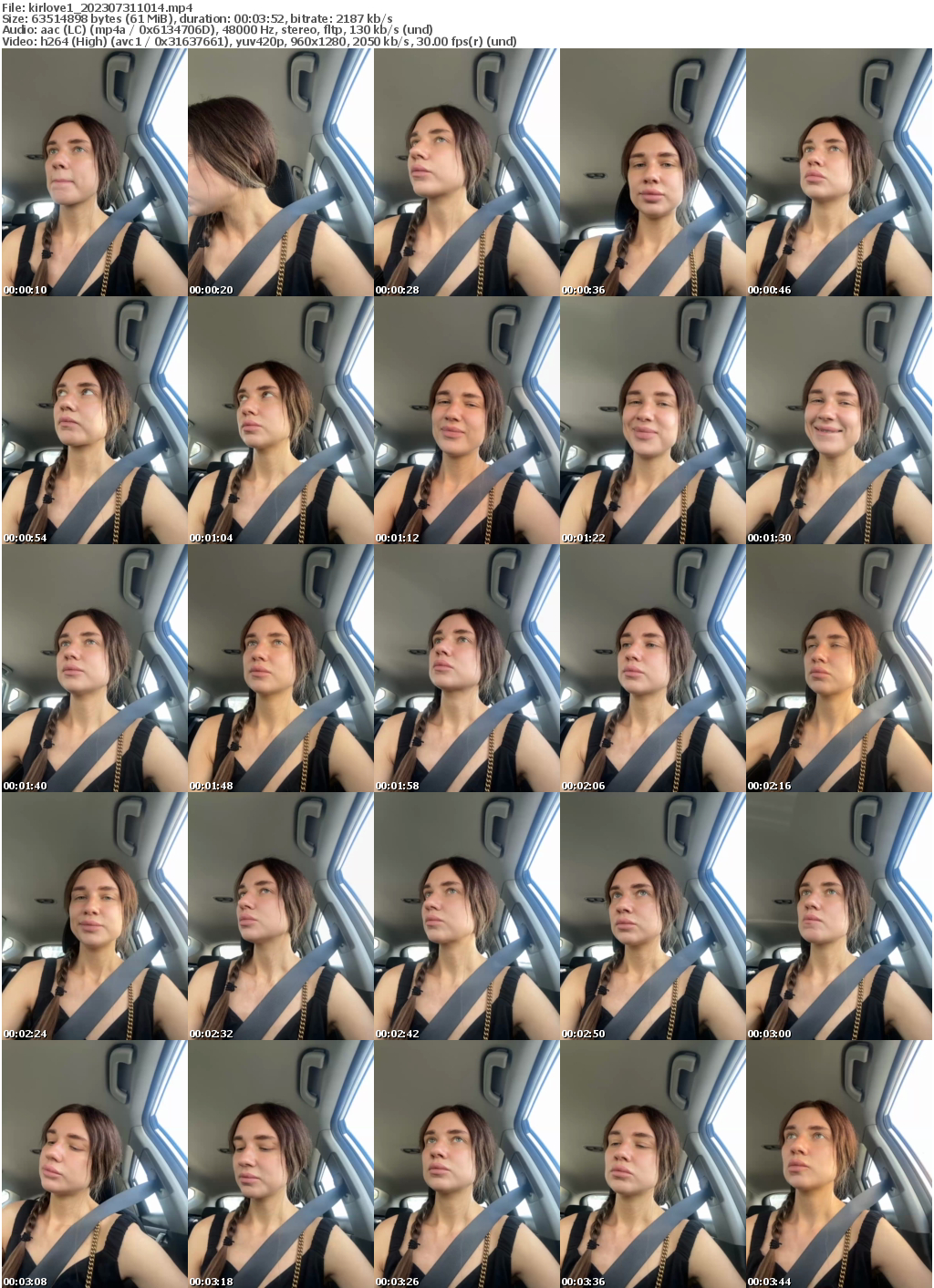 Preview thumb from kirlove1 on 2023-07-31 @ bongacams