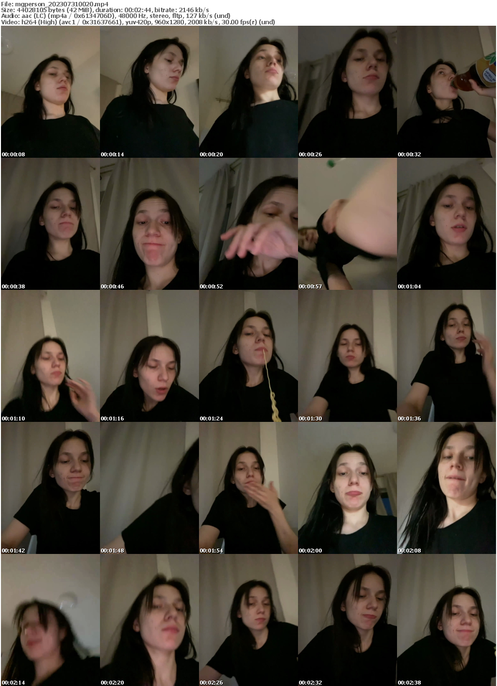 Preview thumb from mgperson on 2023-07-31 @ bongacams