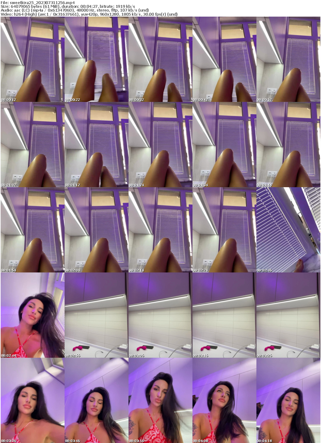 Preview thumb from sweetkira25 on 2023-07-31 @ bongacams