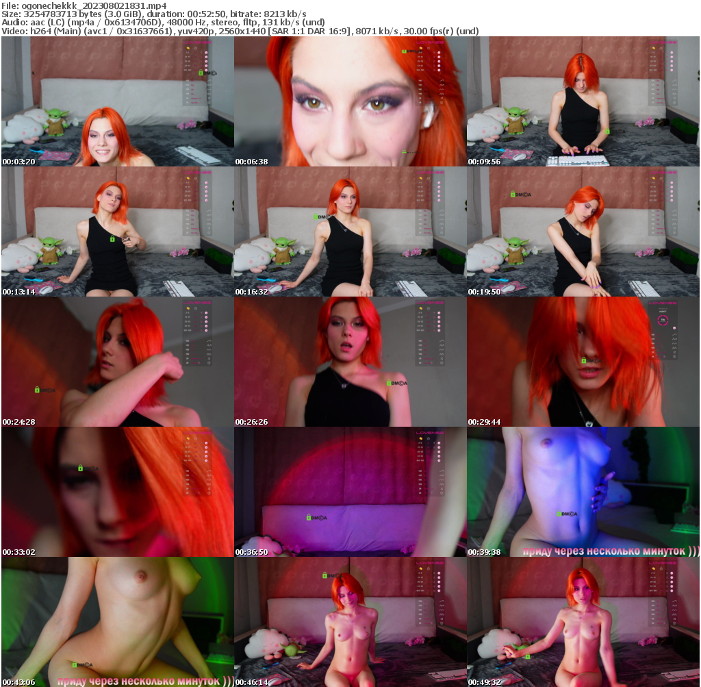 Preview thumb from ogonechekkk on 2023-08-02 @ bongacams