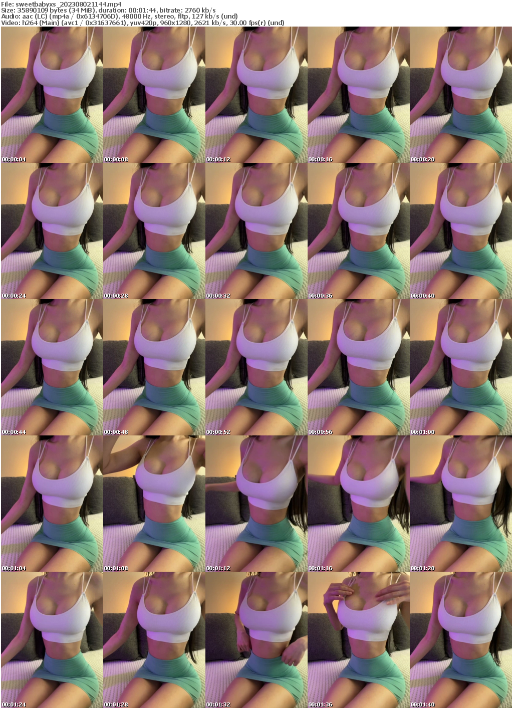 Preview thumb from sweetbabyxs on 2023-08-02 @ bongacams