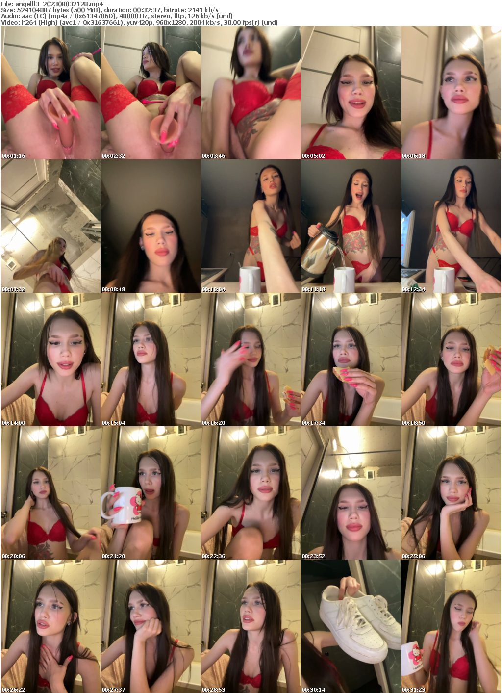 Preview thumb from angelll3 on 2023-08-03 @ bongacams