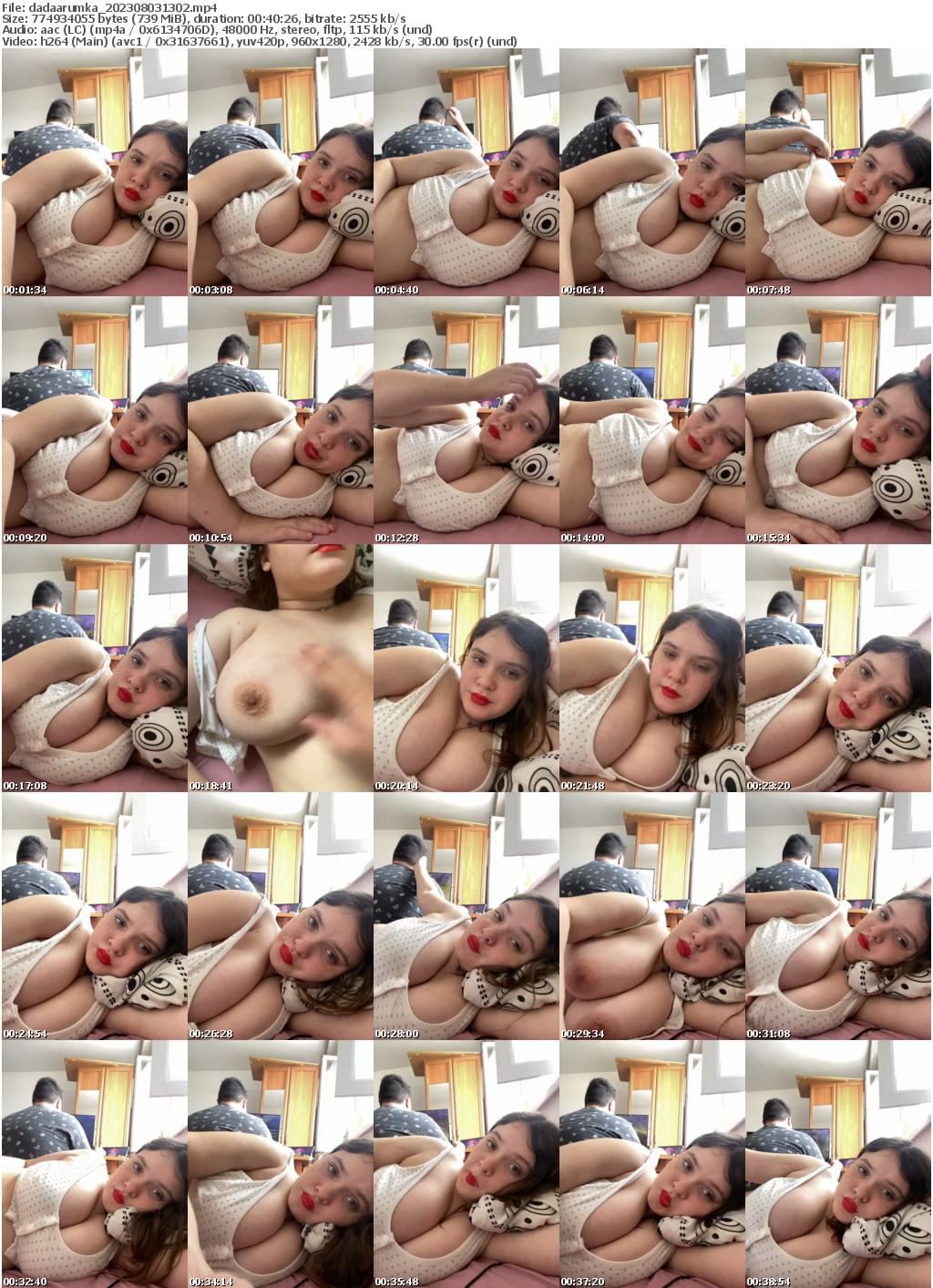 Preview thumb from dadaarumka on 2023-08-03 @ bongacams