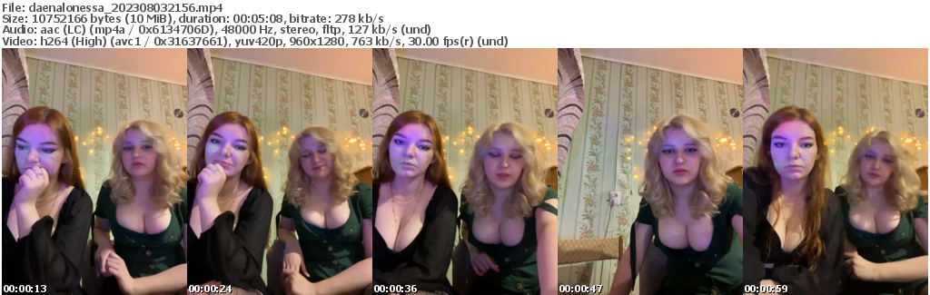 Preview thumb from daenalonessa on 2023-08-03 @ bongacams