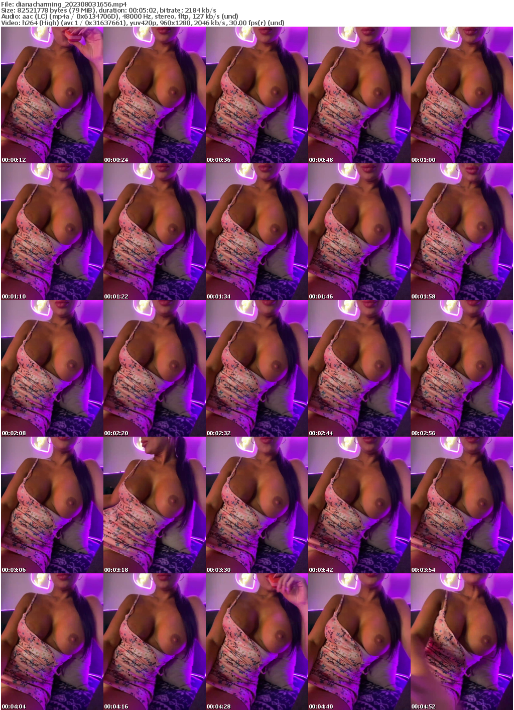 Preview thumb from dianacharming on 2023-08-03 @ bongacams