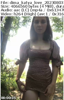 Preview thumb from dima_katya_love on 2023-08-03 @ bongacams