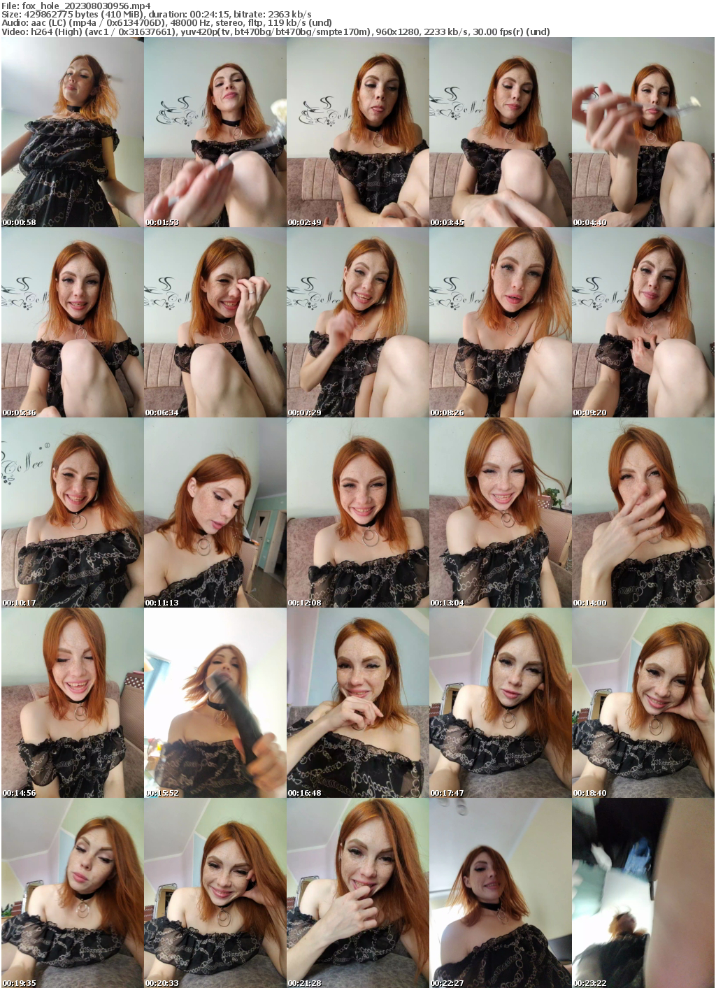 Preview thumb from fox_hole on 2023-08-03 @ bongacams