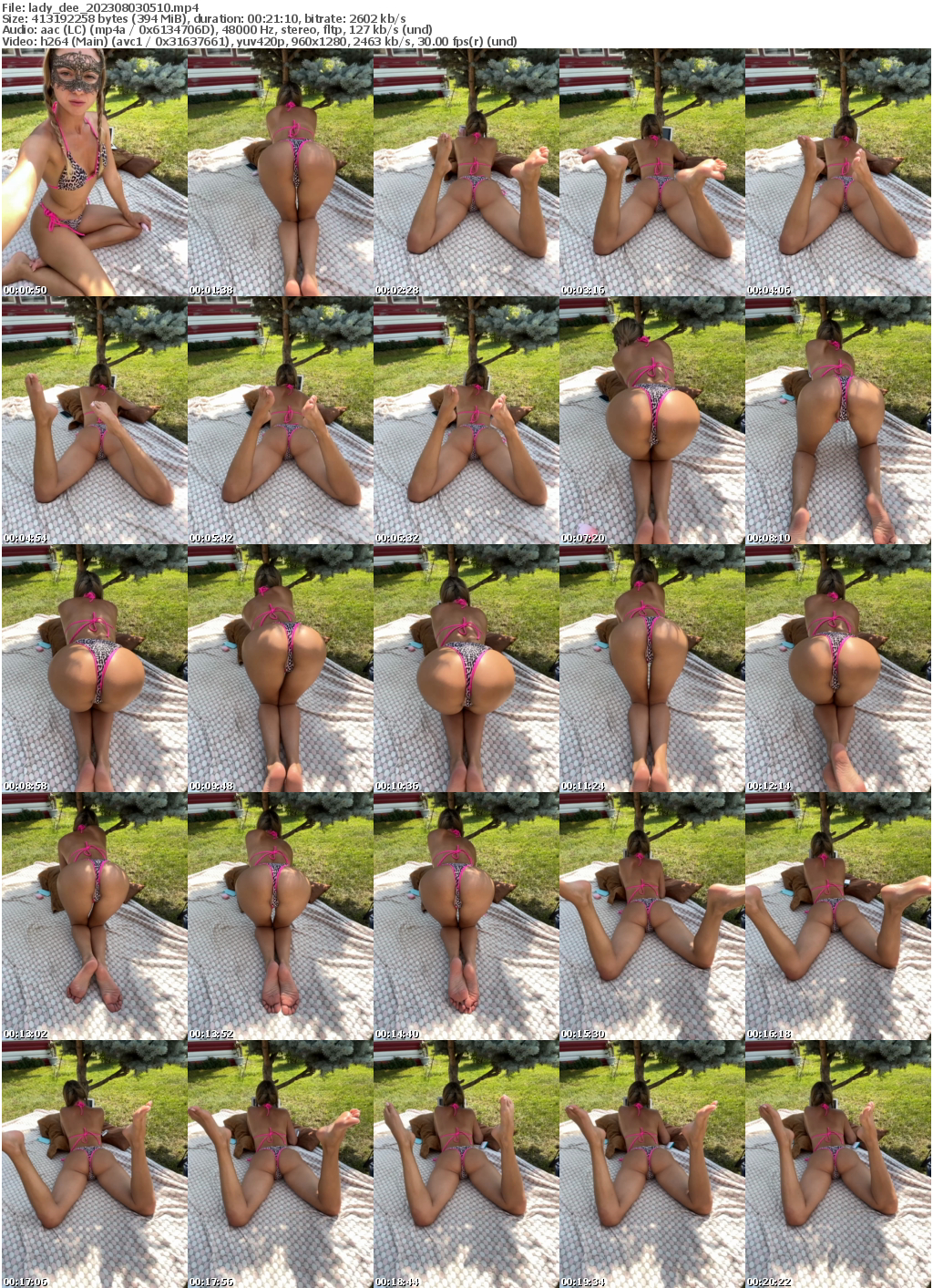 Preview thumb from lady_dee on 2023-08-03 @ bongacams