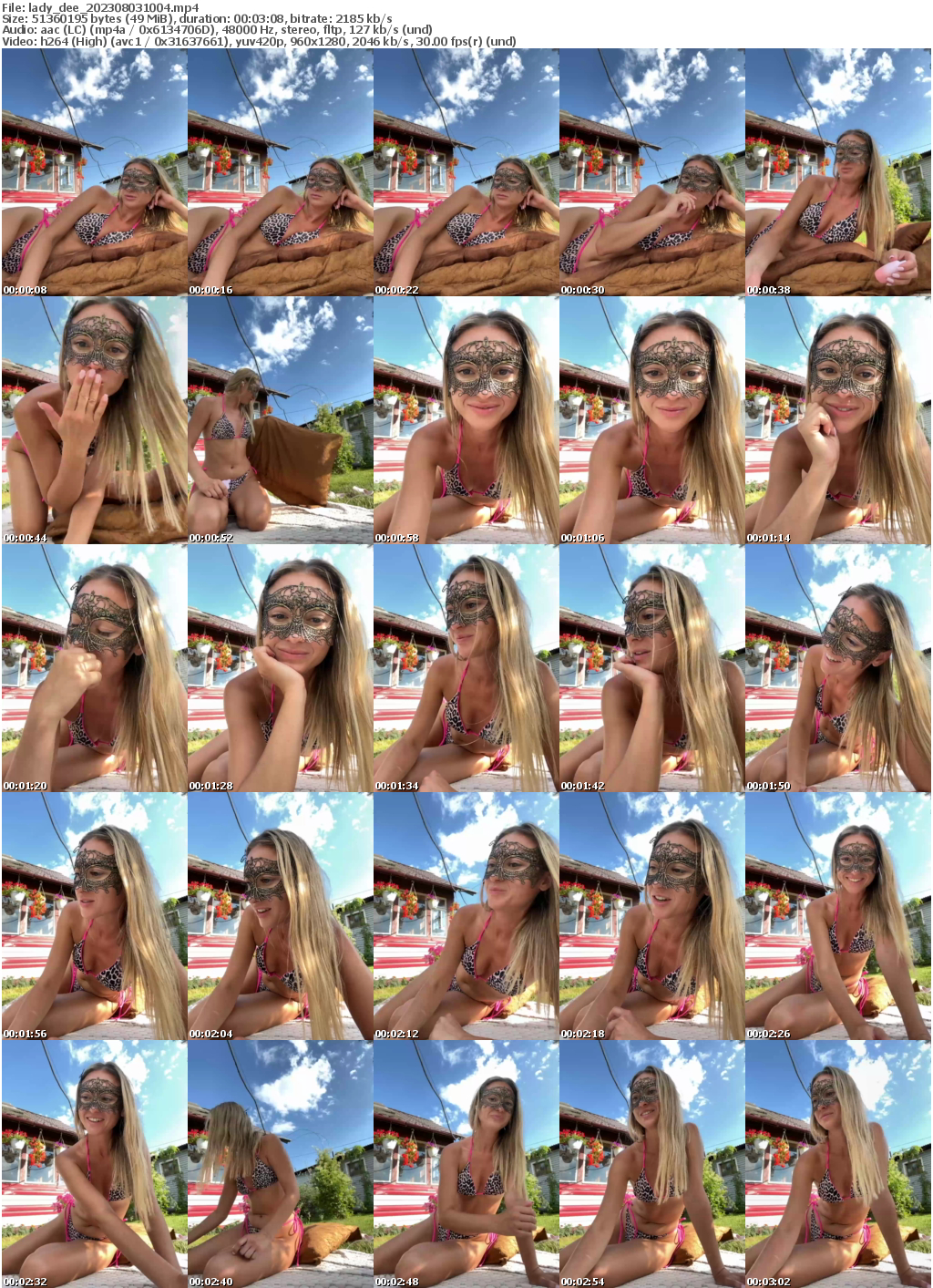 Preview thumb from lady_dee on 2023-08-03 @ bongacams