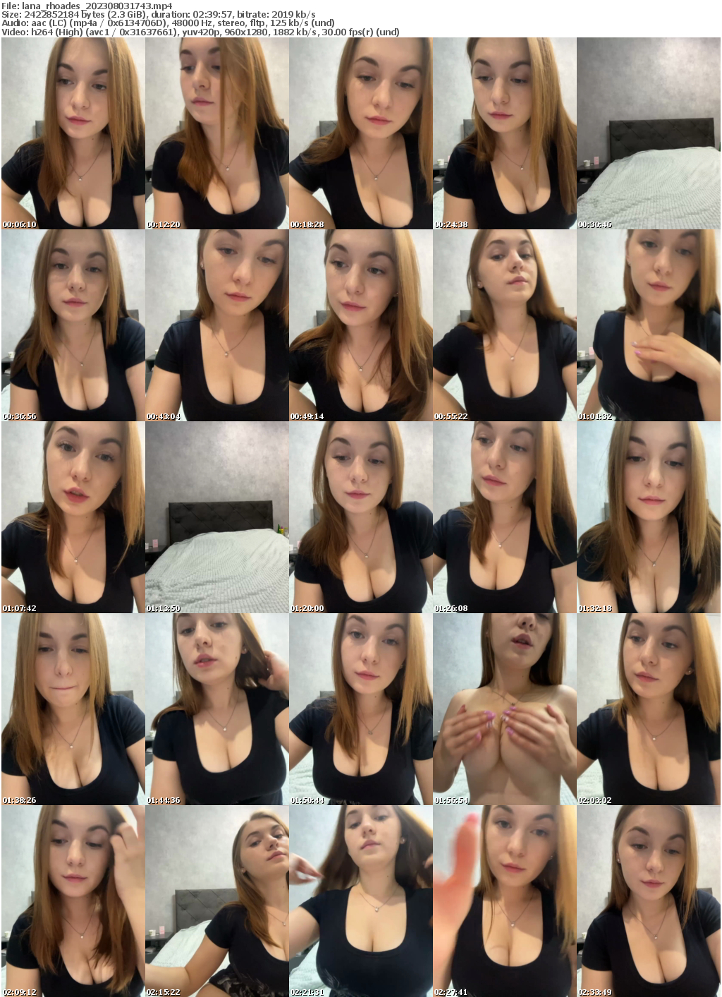 Preview thumb from lana_rhoades on 2023-08-03 @ bongacams